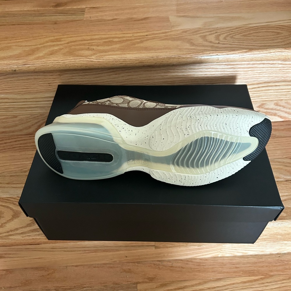 Coach Brown and Cream Athletic Sneakers - Picture 8 of 11